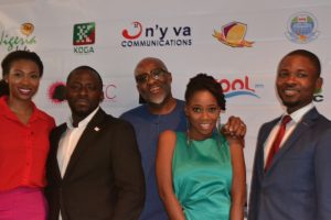 Soni Irabor (CEO Inspiration FM), Owen Gee (Ace Comedian), Bolanle Olukanni (Ebony Live TV), Kayode Odukoya (Head Coordinator, WEEC) at the WEECman 2015 Conference in Unilag 