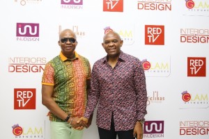 Chairman, UBA Group and Heirs Holdings, Mr. Tony Elumelu; and Group Managing Director Designate, UBA Group, Mr. Kennedy Uzoka, at the launch of the new TV Reality show, tagged “Interiors By Design’ to be aired on RedTv, an online entertainment supported by UBA Group, in Lagos, in Lagos on Sunday